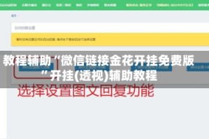 教程辅助“微信链接金花开挂免费版”开挂(透视)辅助教程