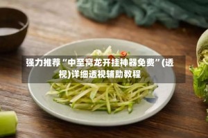 强力推荐“中至窝龙开挂神器免费”(透视)详细透视辅助教程