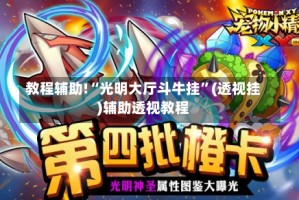 教程辅助!“光明大厅斗牛挂”(透视挂)辅助透视教程