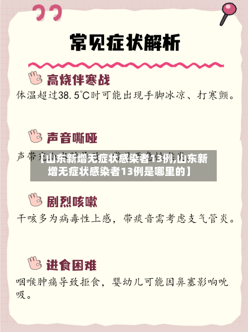 【山东新增无症状感染者13例,山东新增无症状感染者13例是哪里的】-第2张图片