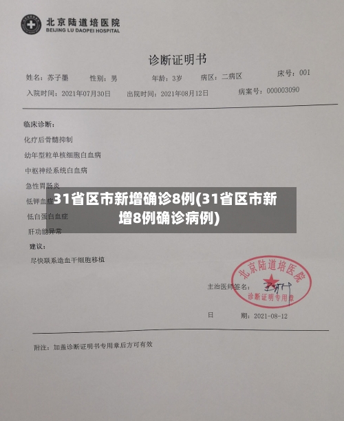 31省区市新增确诊8例(31省区市新增8例确诊病例)-第2张图片