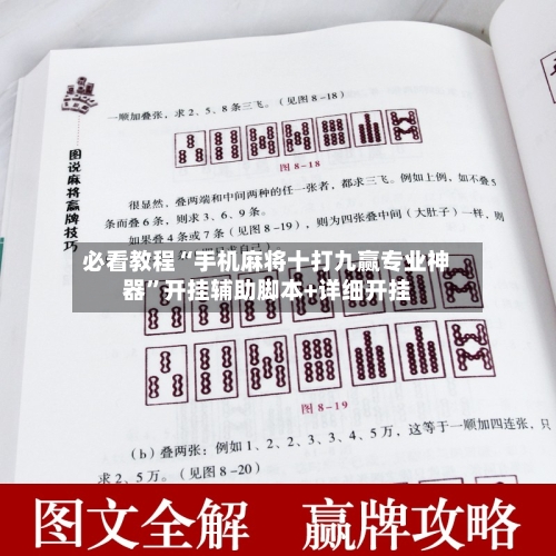 必看教程“手机麻将十打九赢专业神器”开挂辅助脚本+详细开挂-第3张图片