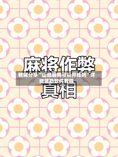 教程分享“山城麻将可以开挂吗	”详细辅助软件教程-第2张图片