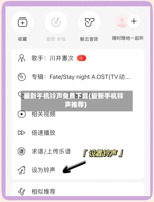 最新手机铃声免费下载(最新手机铃声推荐)-第2张图片