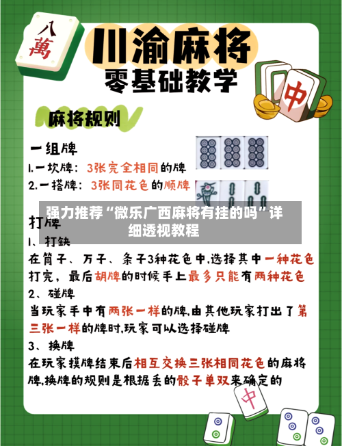 强力推荐“微乐广西麻将有挂的吗”详细透视教程-第1张图片