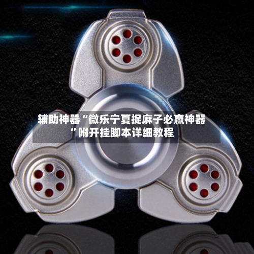 辅助神器“微乐宁夏捉麻子必赢神器”附开挂脚本详细教程-第2张图片