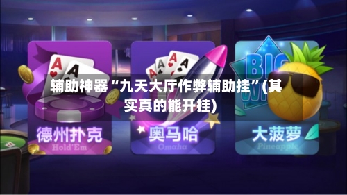 辅助神器“九天大厅作弊辅助挂	”(其实真的能开挂)-第2张图片