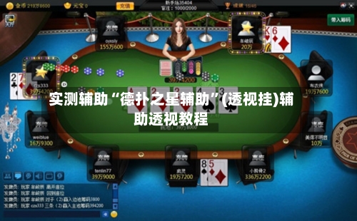 实测辅助“德扑之星辅助”(透视挂)辅助透视教程-第3张图片