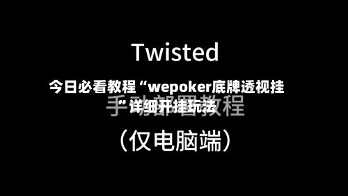 今日必看教程“wepoker底牌透视挂”详细开挂玩法-第2张图片