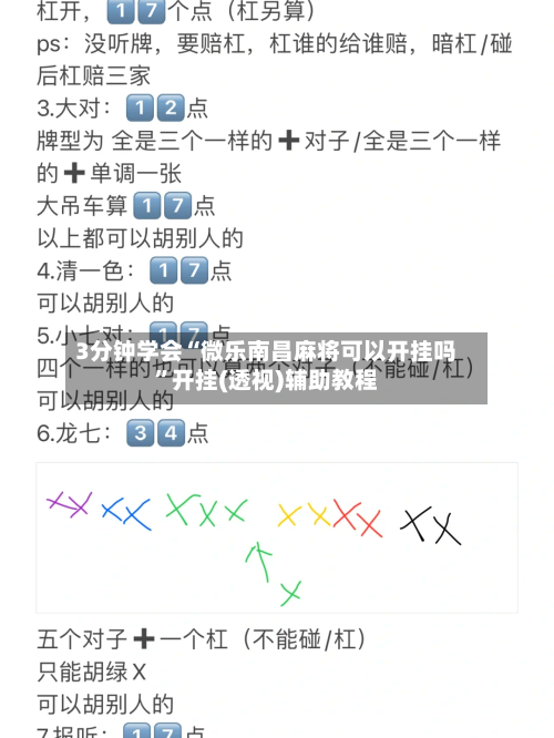3分钟学会“微乐南昌麻将可以开挂吗”开挂(透视)辅助教程-第1张图片