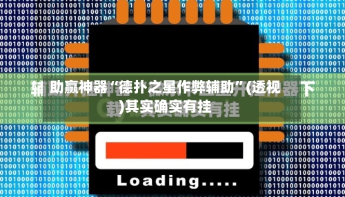 助赢神器“德扑之星作弊辅助”(透视)其实确实有挂-第2张图片