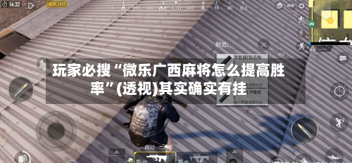 玩家必搜“微乐广西麻将怎么提高胜率”(透视)其实确实有挂-第2张图片