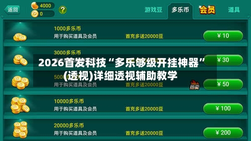 2026首发科技“多乐够级开挂神器”(透视)详细透视辅助教学-第2张图片