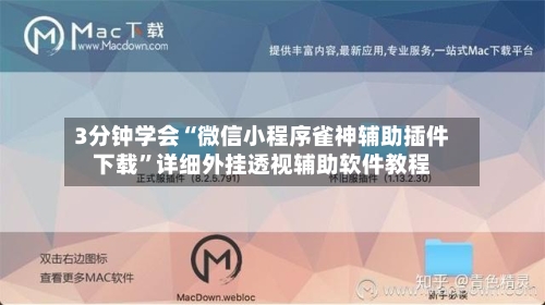 3分钟学会“微信小程序雀神辅助插件下载	”详细外挂透视辅助软件教程-第2张图片