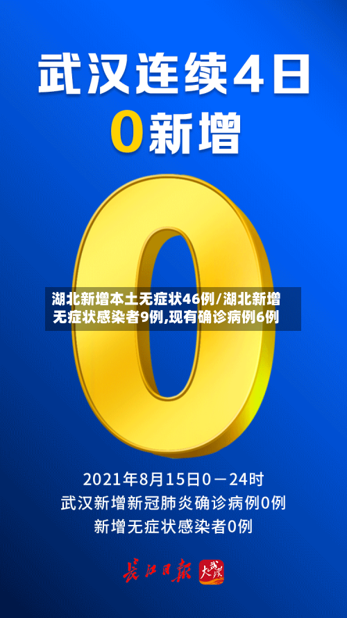 湖北新增本土无症状46例/湖北新增无症状感染者9例,现有确诊病例6例-第1张图片
