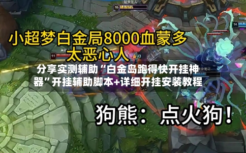 分享实测辅助“白金岛跑得快开挂神器	”开挂辅助脚本+详细开挂安装教程-第1张图片