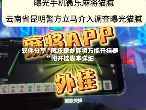 软件分享“微乐家乡麻将万能开挂器”附开挂脚本详细-第1张图片
