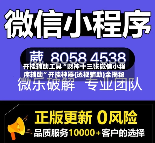 开挂辅助工具“财神十三张微信小程序辅助”开挂神器{透视辅助}全揭秘-第2张图片