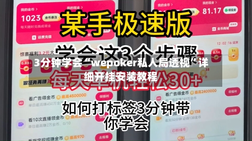 3分钟学会“wepoker私人局透视”详细开挂安装教程-第2张图片