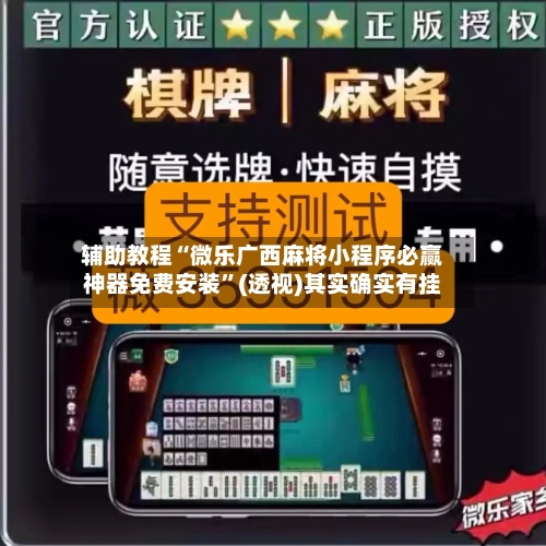 辅助教程“微乐广西麻将小程序必赢神器免费安装	”(透视)其实确实有挂-第2张图片