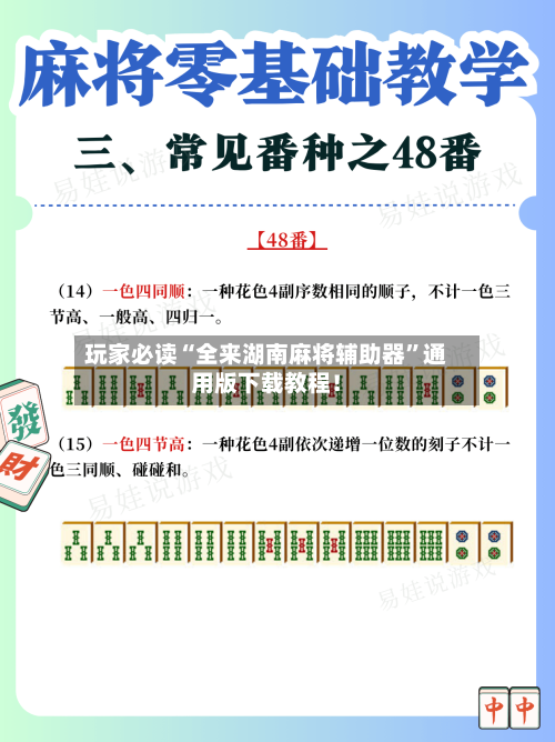 玩家必读“全来湖南麻将辅助器”通用版下载教程！-第2张图片