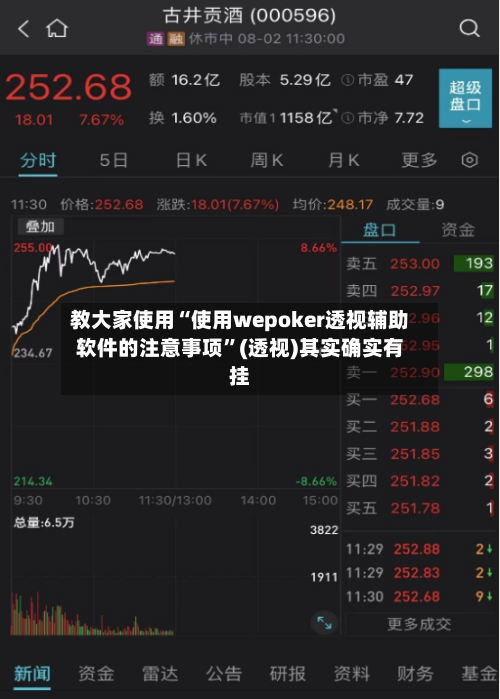 教大家使用“使用wepoker透视辅助软件的注意事项”(透视)其实确实有挂-第1张图片
