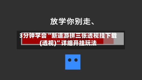 3分钟学会“新道游拼三张透视挂下载(透视)	”详细开挂玩法-第1张图片