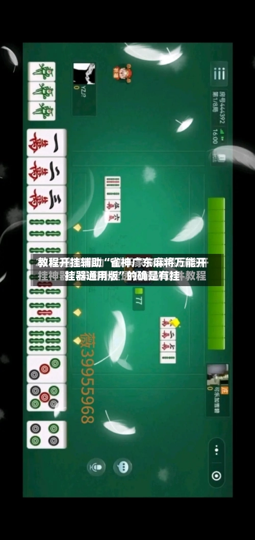 教程开挂辅助“雀神广东麻将万能开挂器通用版	”的确是有挂-第1张图片
