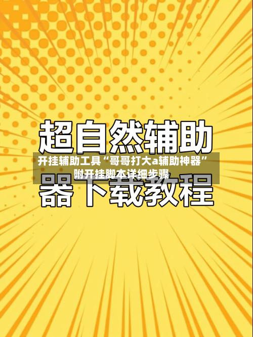 开挂辅助工具“哥哥打大a辅助神器”附开挂脚本详细步骤-第2张图片