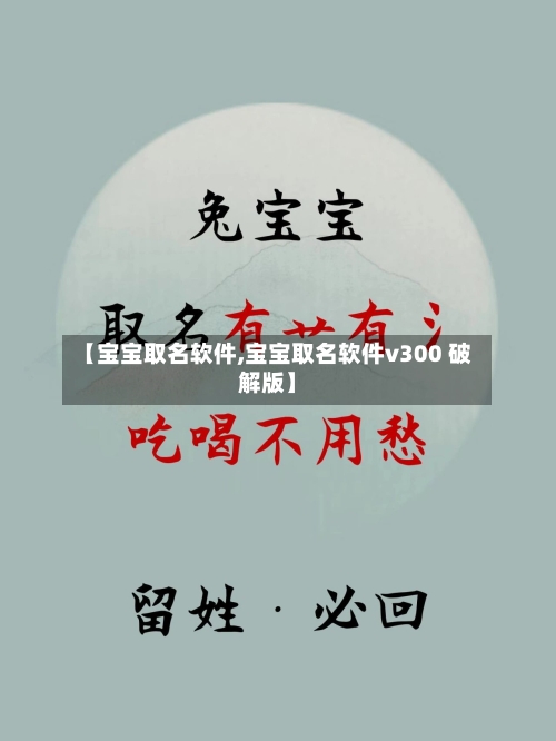 【宝宝取名软件,宝宝取名软件v300 破解版】-第3张图片