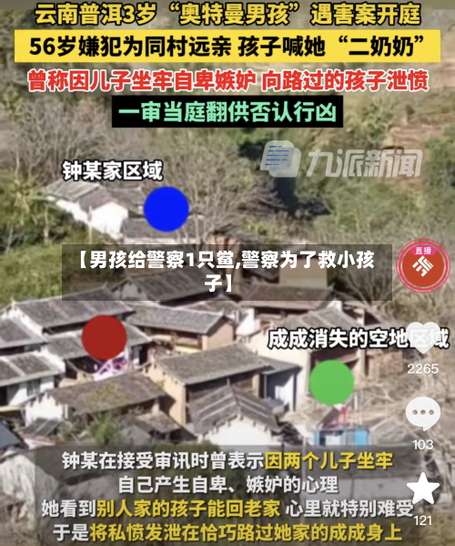 【男孩给警察1只鲎,警察为了救小孩子】-第1张图片