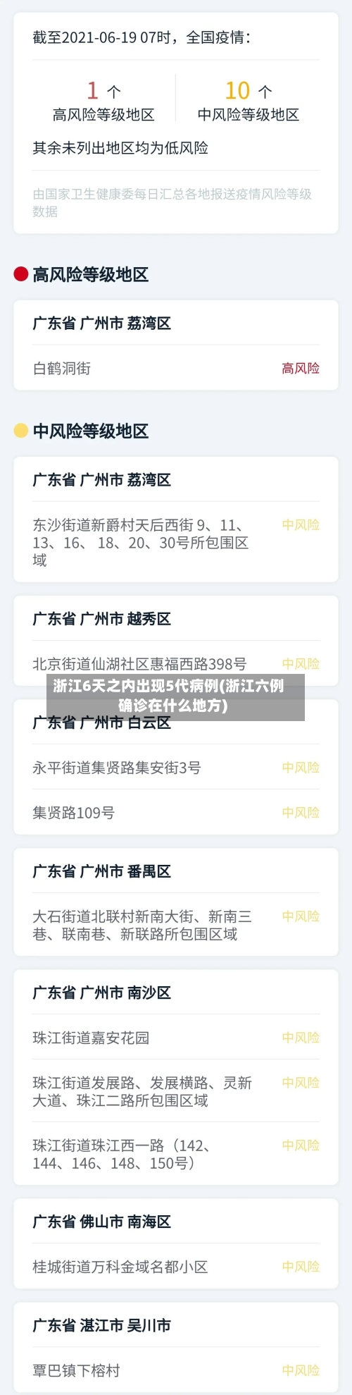 浙江6天之内出现5代病例(浙江六例确诊在什么地方)-第2张图片