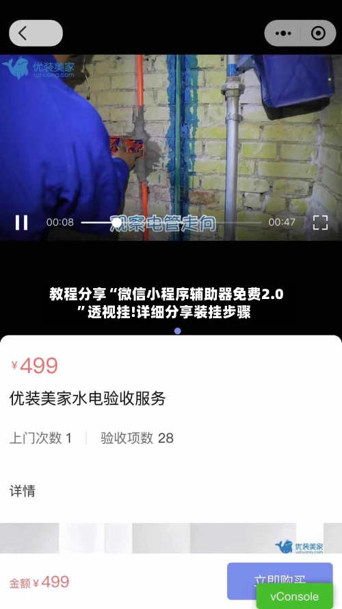 教程分享“微信小程序辅助器免费2.0”透视挂!详细分享装挂步骤-第2张图片