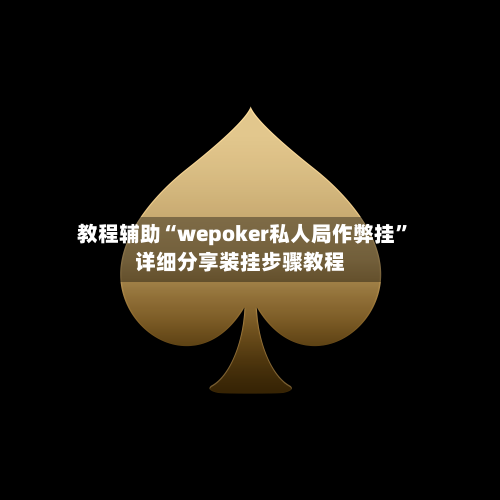教程辅助“wepoker私人局作弊挂”详细分享装挂步骤教程-第1张图片