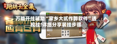 万能开挂辅助“家乡大贰作弊软件	”透视挂!详细分享装挂步骤-第1张图片