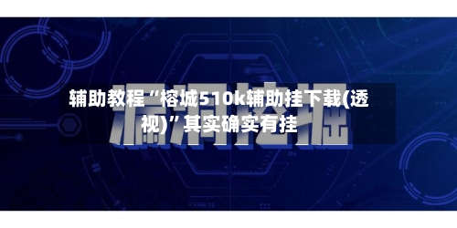 辅助教程“榕城510k辅助挂下载(透视)”其实确实有挂-第2张图片