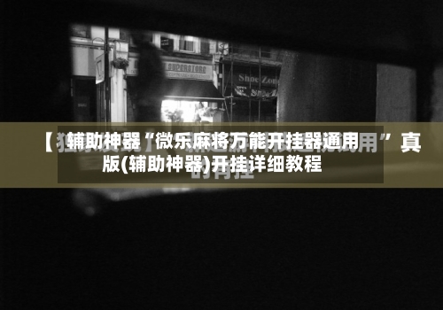 辅助神器“微乐麻将万能开挂器通用版(辅助神器)开挂详细教程-第2张图片