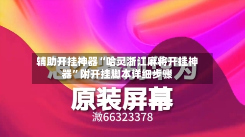 辅助开挂神器“哈灵浙江麻将开挂神器	”附开挂脚本详细步骤-第2张图片