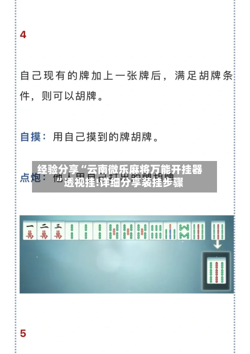 经验分享“云南微乐麻将万能开挂器	”透视挂!详细分享装挂步骤-第2张图片