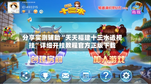 分享实测辅助“天天福建十三水透视挂”详细开挂教程官方正版下载-第1张图片