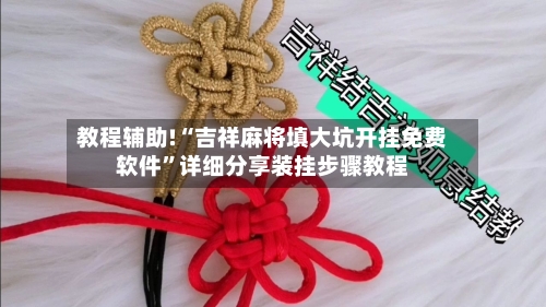 教程辅助!“吉祥麻将填大坑开挂免费软件”详细分享装挂步骤教程-第3张图片