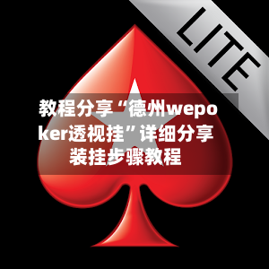 教程分享“德州wepoker透视挂	”详细分享装挂步骤教程-第2张图片
