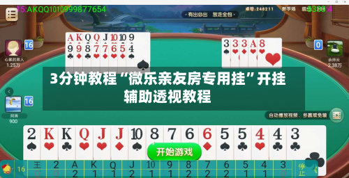 3分钟教程“微乐亲友房专用挂”开挂辅助透视教程-第2张图片