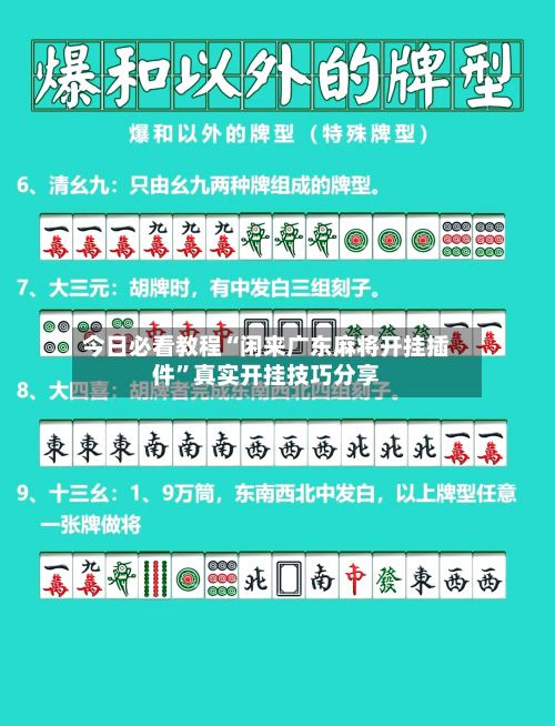 今日必看教程“闲来广东麻将开挂插件”真实开挂技巧分享-第1张图片