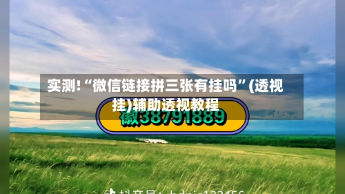 实测!“微信链接拼三张有挂吗”(透视挂)辅助透视教程-第1张图片