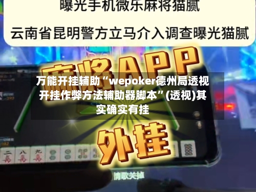 万能开挂辅助“wepoker德州局透视开挂作弊方法辅助器脚本”(透视)其实确实有挂-第1张图片
