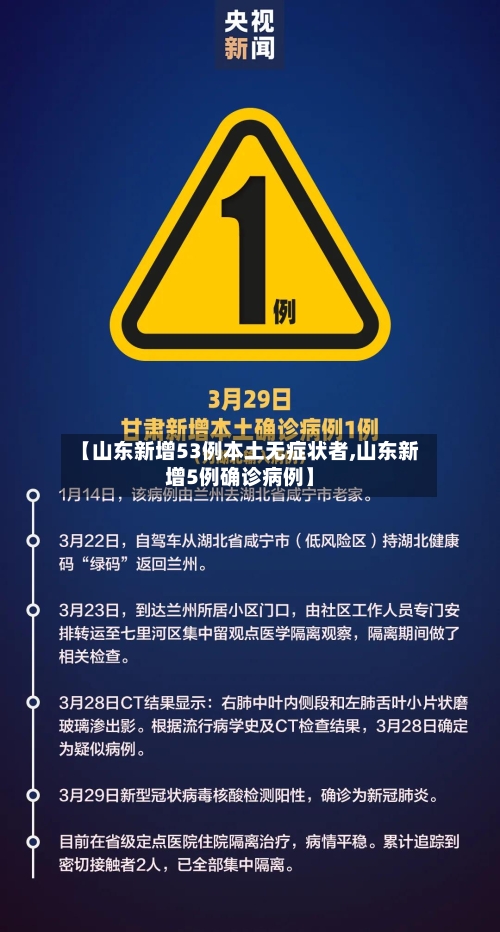 【山东新增53例本土无症状者,山东新增5例确诊病例】-第1张图片