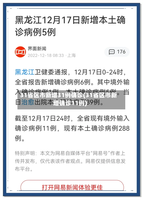 31省区市新增31例确诊(31省区市新增确诊11例)-第1张图片