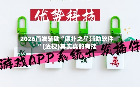 2026首发辅助“德扑之星辅助软件”(透视)其实真的有挂-第1张图片