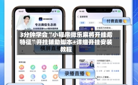 3分钟学会“小程序微乐麻将开挂后特征”开挂辅助脚本+详细开挂安装教程-第1张图片